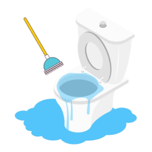 トイレ詰まりイメージ